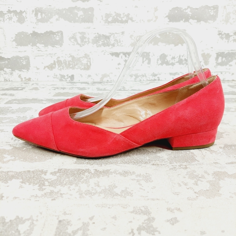 Cole Haan Red Suede Heels